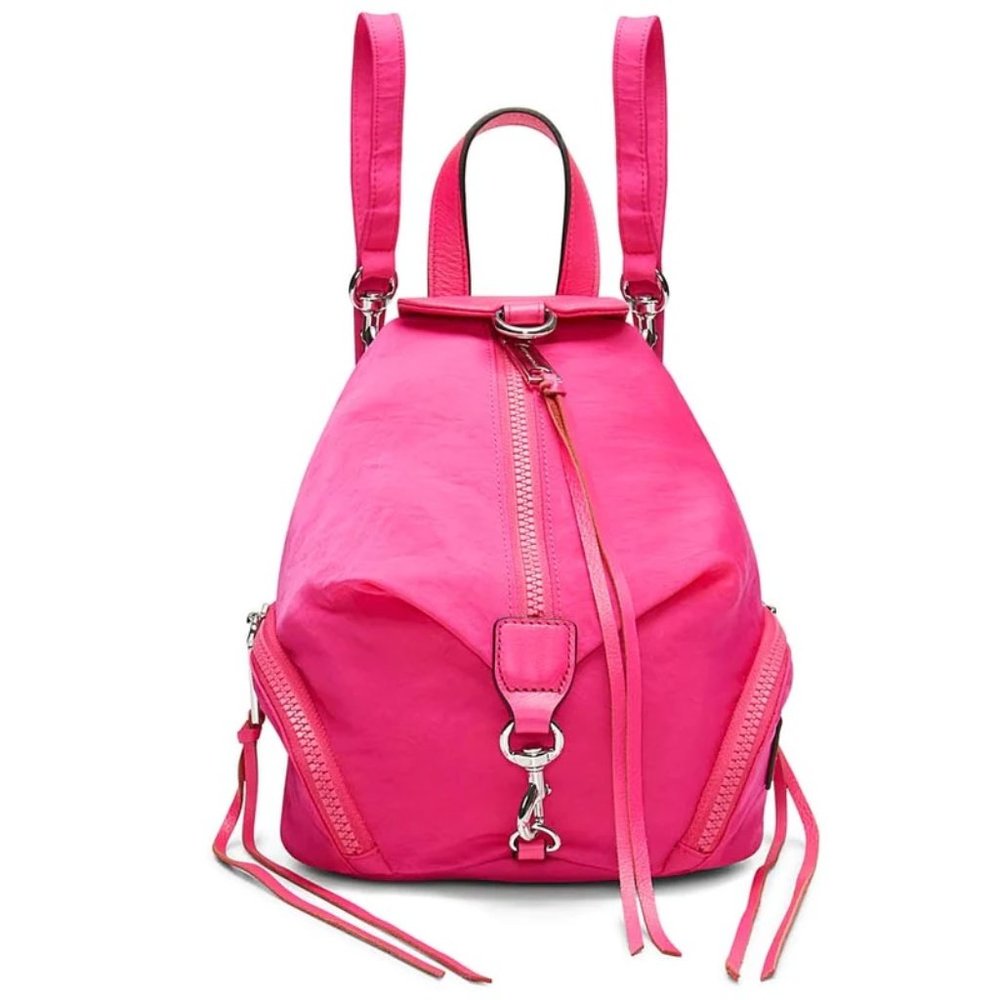 Rebecca Minkoff Convertible Mini Julian Backpack Magenta
